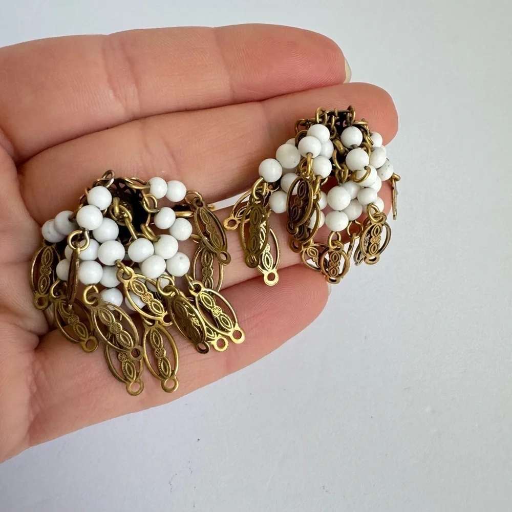 Vintage beaded waterfall